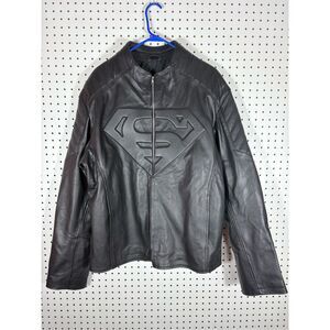 Flesh & Hide Echtes Leder genuine Leather motorcycle jacket size XL